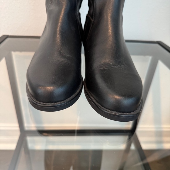 SAS ITALY Duchess Black Leather Knee High Tall Riding Boots Womens Size 10M - Picture 3 of 16